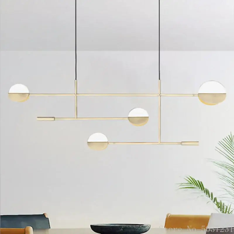 Modern black & white geometric pendant light kitchen decorbites geometric iron