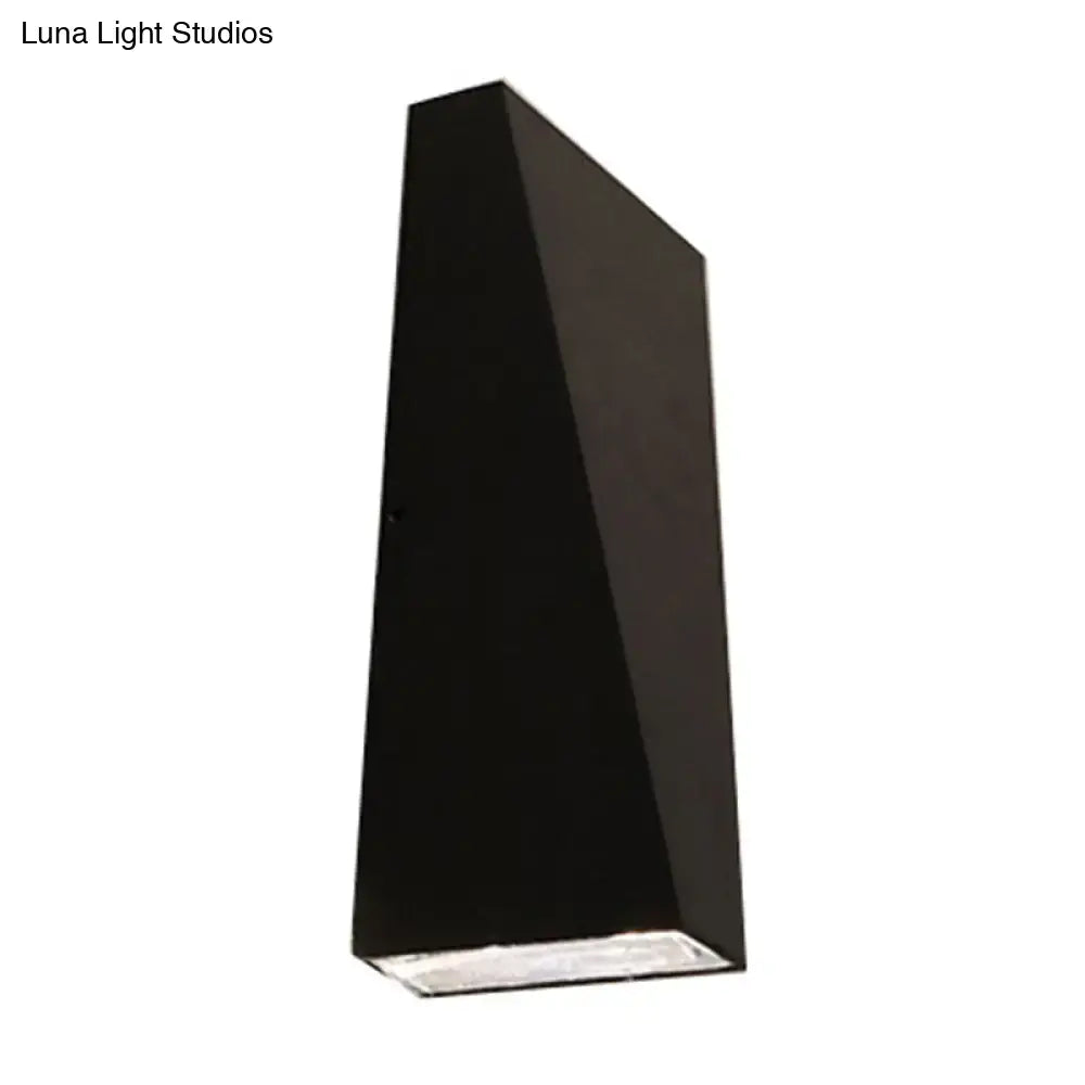 Modern black & white geometric wall sconce bedroom wall lamp