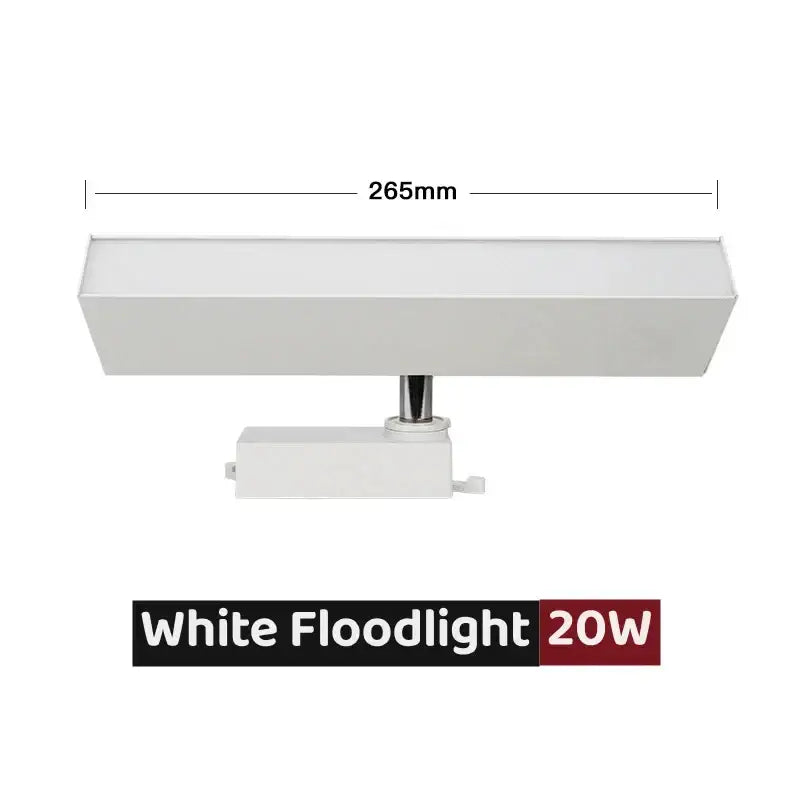 Modern black & white led linear grille track spotlights living room