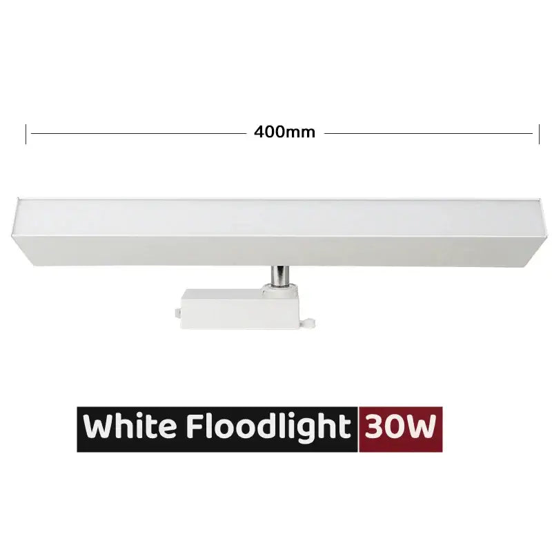 Modern black & white led linear grille track spotlights living room