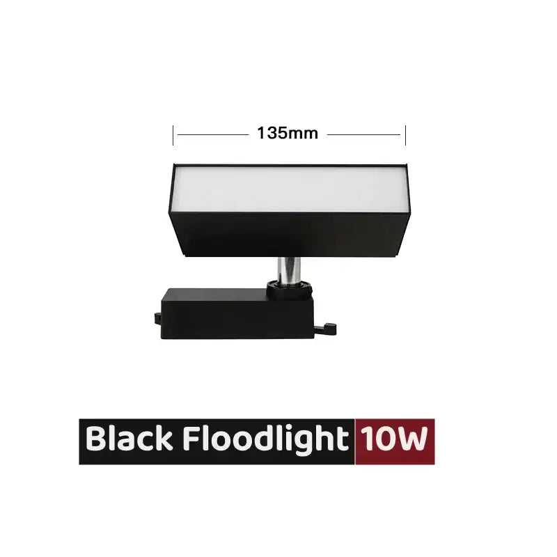 Modern black & white led linear grille track spotlights living room