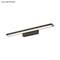 Modern black & white led vanity lamp – bathroom light fixture