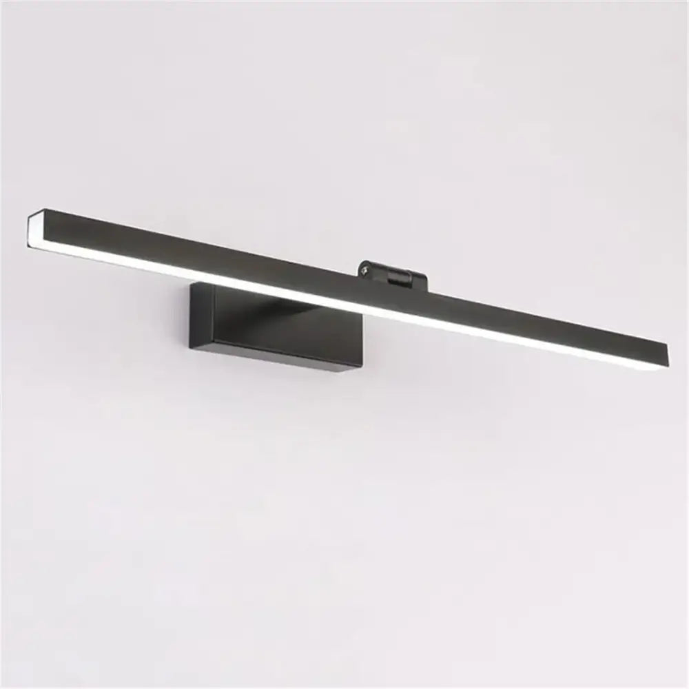 Modern black & white led vanity light sconce for bedroom mirror