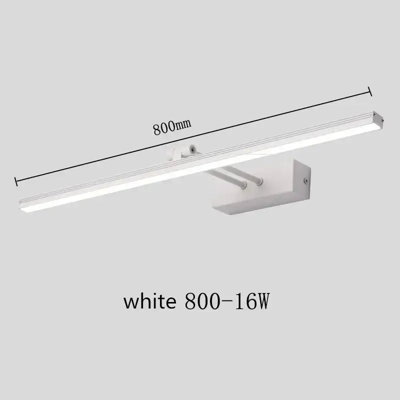 Modern black & white led vanity mirror light bathroom sconce