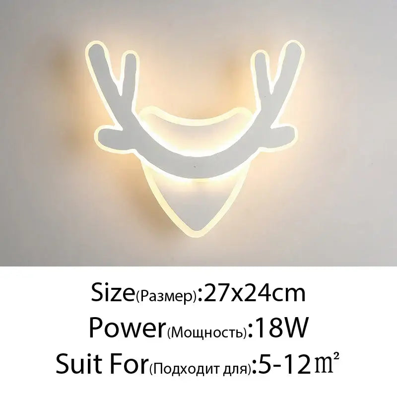 Modern black & white led wall lamps for bedroom sculptural spin design