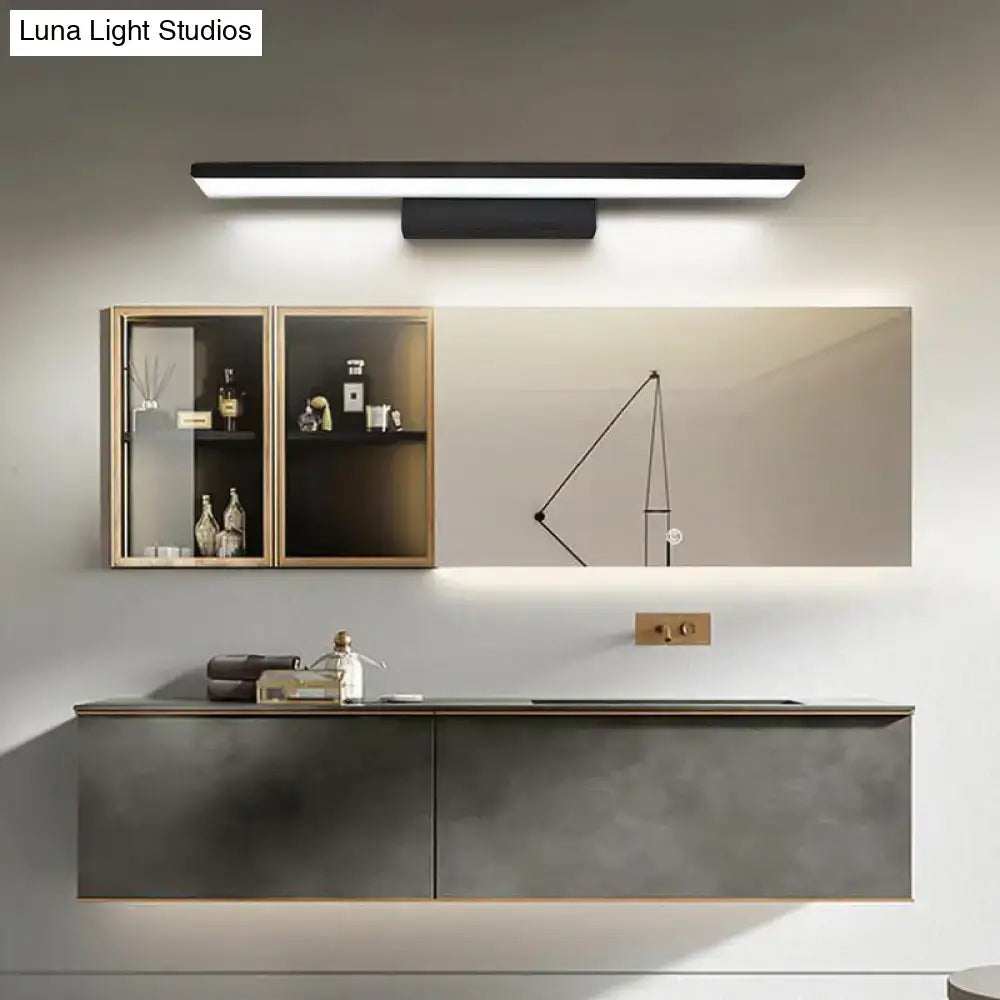Modern black & white led wall light bathroom fixture 110v-120v