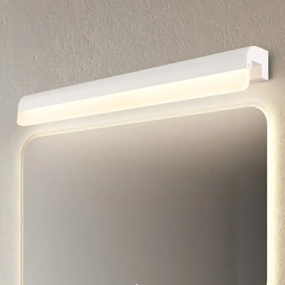 Modern black & white linear led wall light bathroom sconce