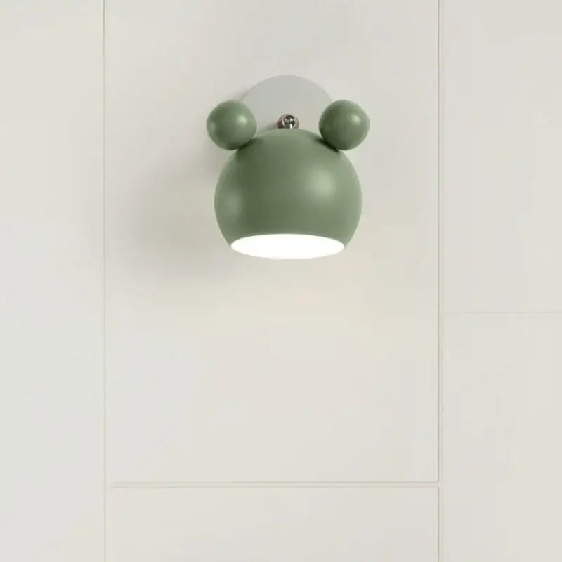 Modern black & white panda led wall lamp bathroom mirror light