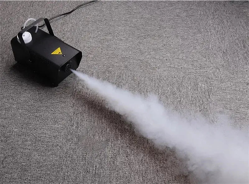 Modern black wireless fog machine pump for living room party stage