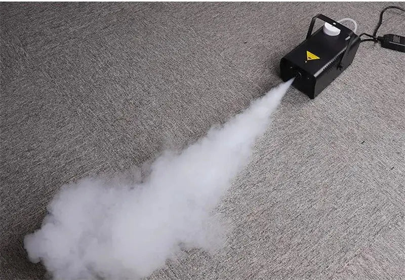 Modern black wireless fog machine pump for living room party stage
