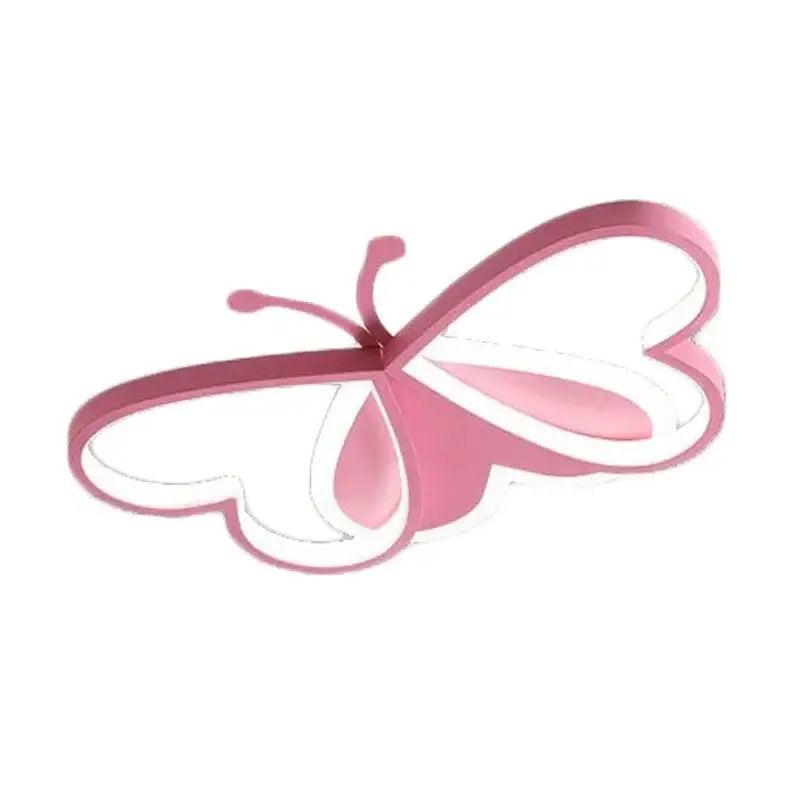 Modern blue butterfly ceiling light for bedroom