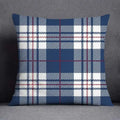 Modern blue geometric floral design pillowcase living room cushion
