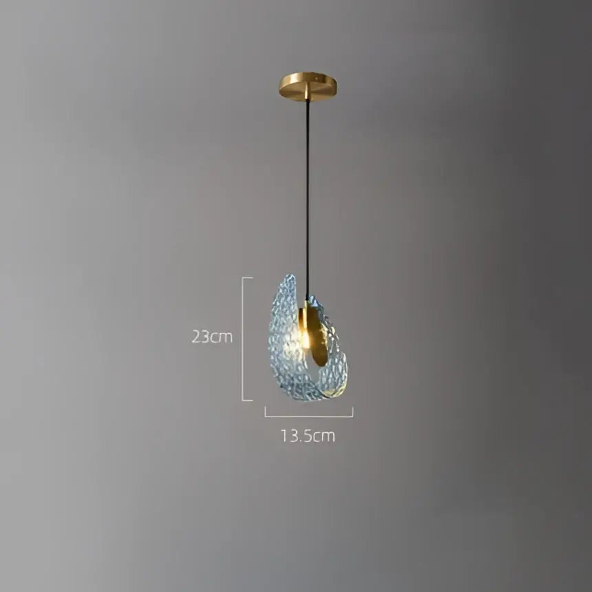 Modern blue & green decorbites glass chandelier dining room light