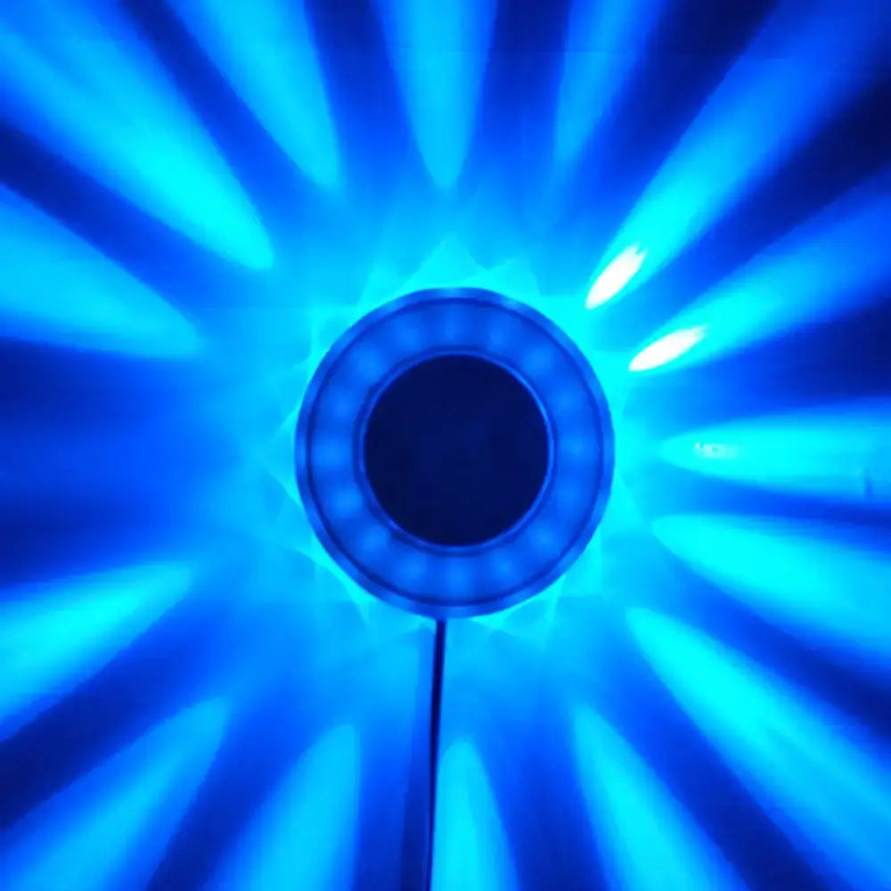 Modern blue ufo karaoke bar wall light black & white led bedroom