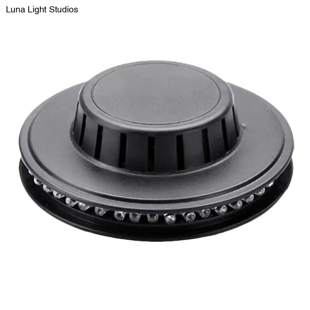 Modern blue ufo karaoke bar wall light black & white led bedroom