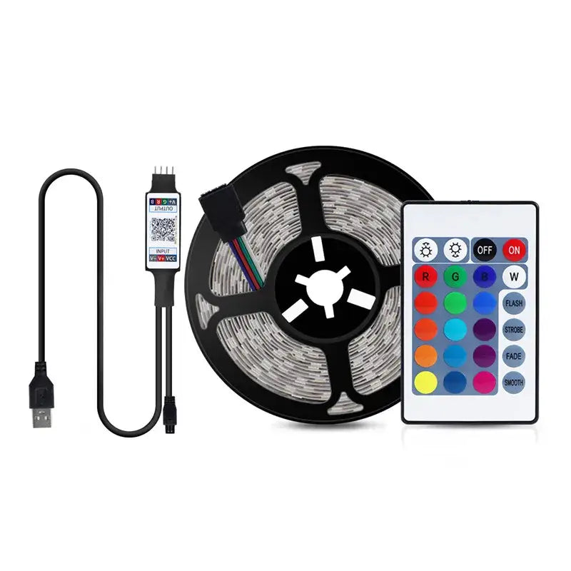 Modern bluetooth rgb led strip light bedroom app control decorbites