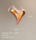 Modern blush pink ceramic pendant light dining room decorbites conch