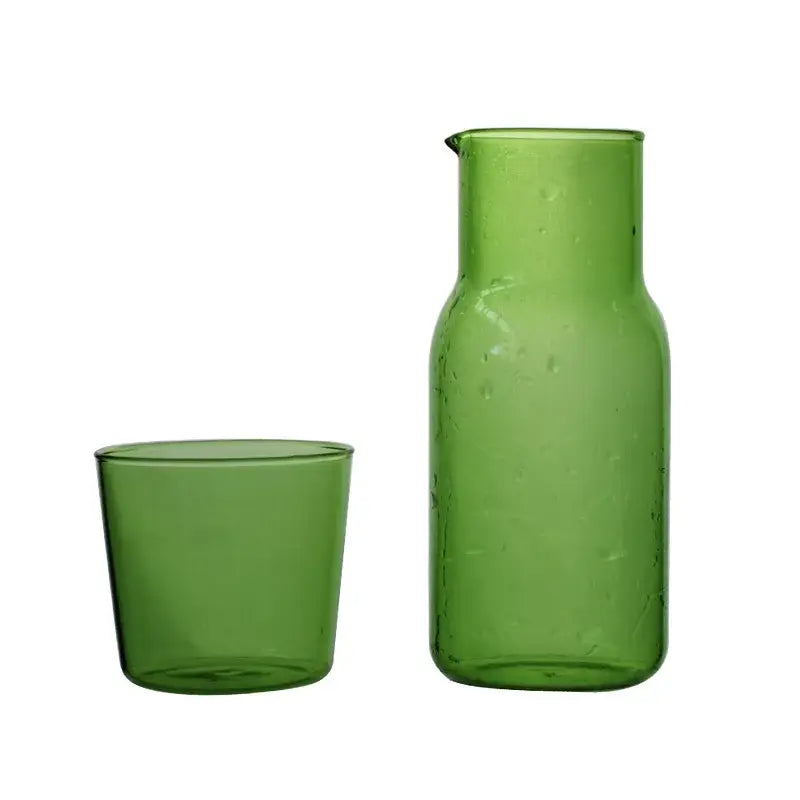 Modern borosilicate glass tea pot kitchen fruit infuser pitcher
