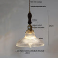 Modern brass and crystal glass led pendant lamp dining room