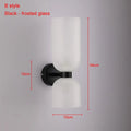 Modern brass and decorbites glass ball wall lamps bedroom sconces