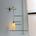 Modern brass crystal wall lamp bathroom mirror light