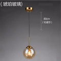 Modern brass glass ball wall lamps bedroom pendant light