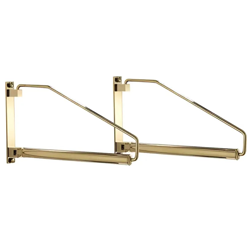 Modern brass gold wall clothing rack bedroom hanging organizer