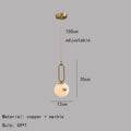Modern brass led pendant lights gold & black kitchen decorbites brass led