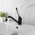 Modern brass long handle basin faucet chrome kitchen mixer tap