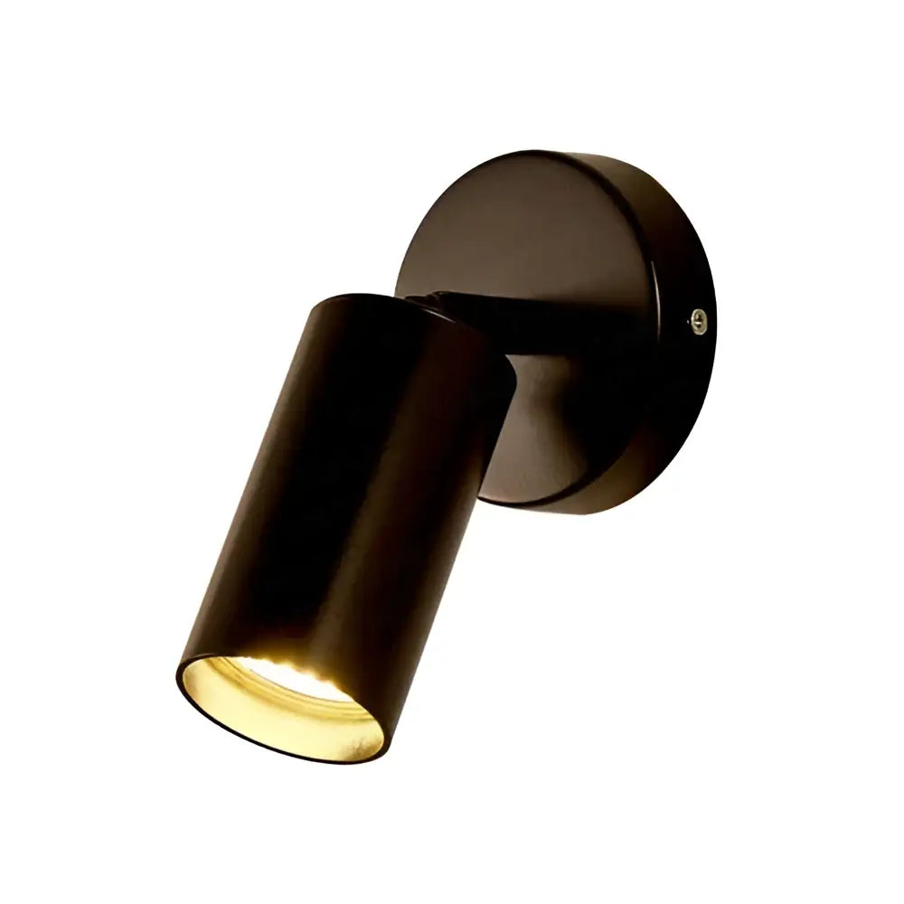 Modern brass ring led wall sconce bedroom gold circular light