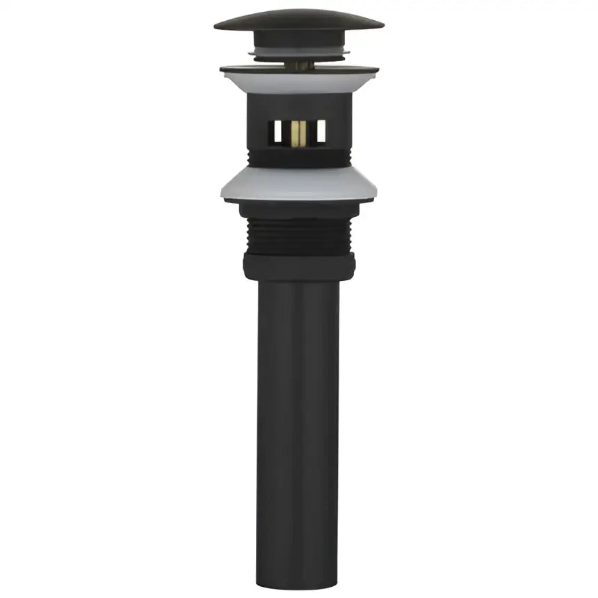 Modern brass round siphon p-trap set gun grey bathroom drainer