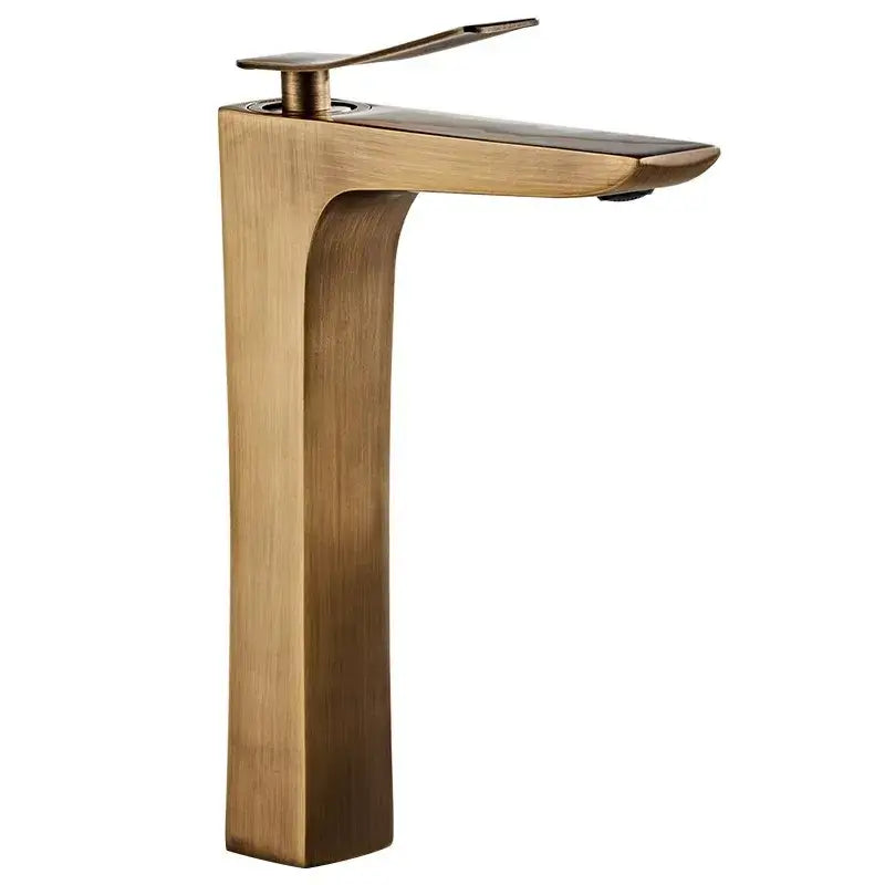 Modern bronze waterfall basin faucet bathroom sink mixer tap