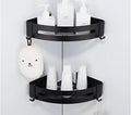 Modern brushed gold aluminum corner shelf bathroom shampoo holder
