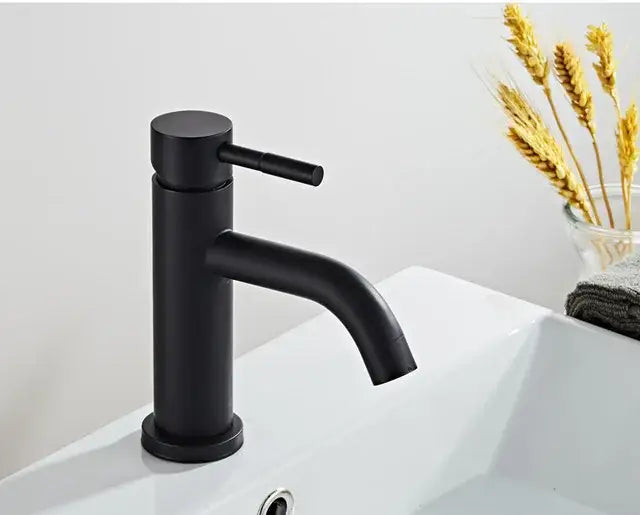 Modern brushed gold basin faucet bathroom single handle mixer tap