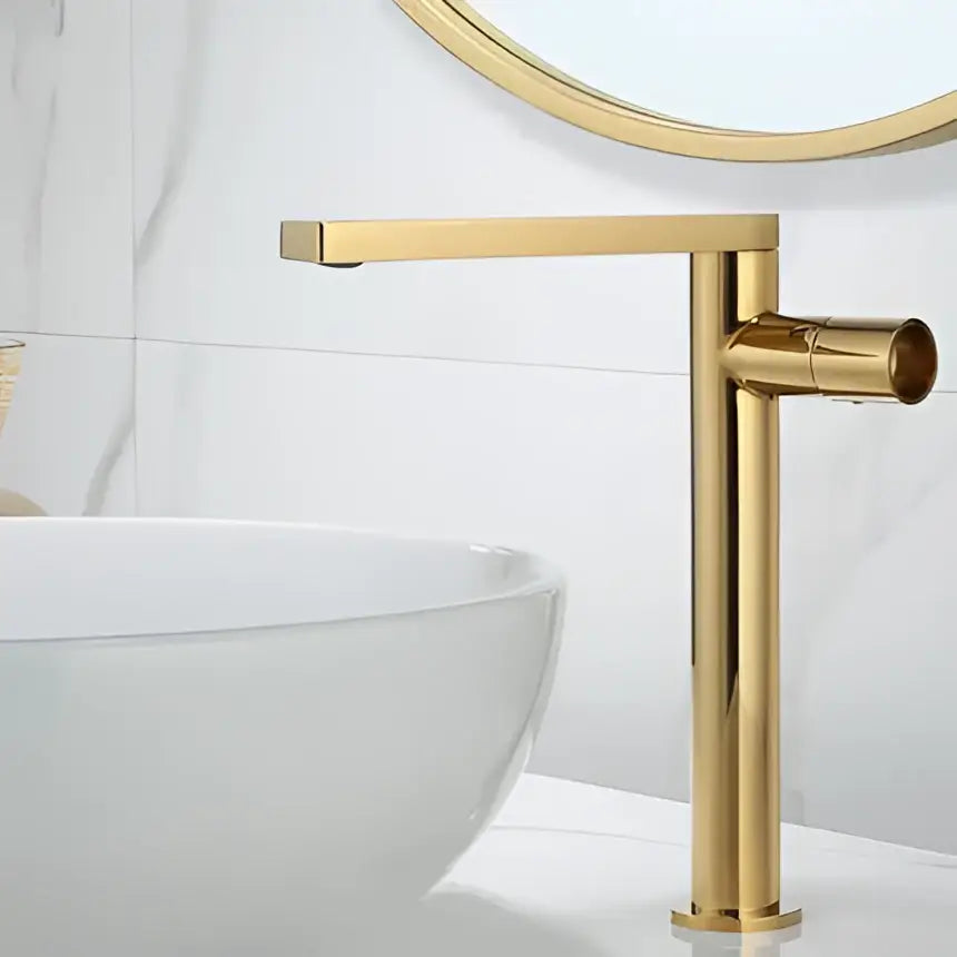 Modern brushed gold basin faucet bathroom single handle mixer tap