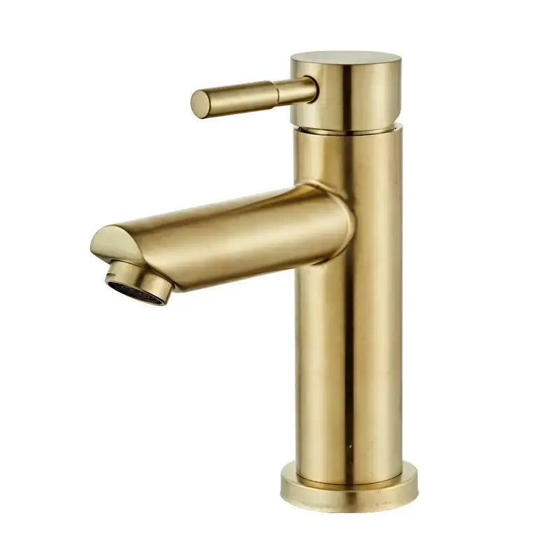 Modern brushed gold basin faucet bathroom single handle mixer tap