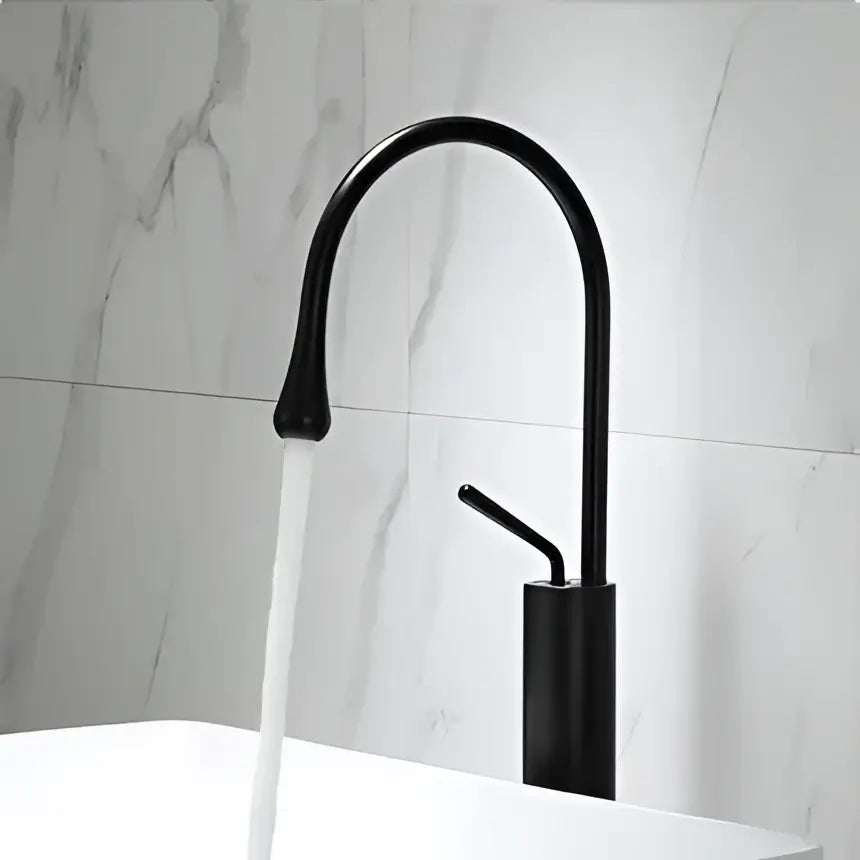 Modern brushed gold basin faucet bathroom swivel sink crane