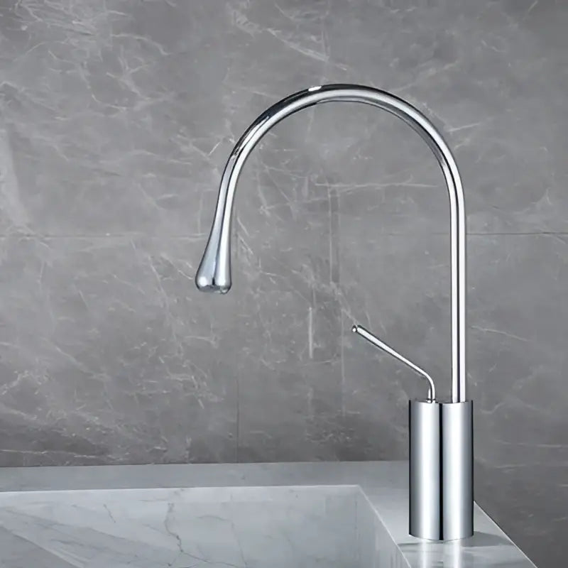 Modern brushed gold basin faucet kitchen swivel water crane