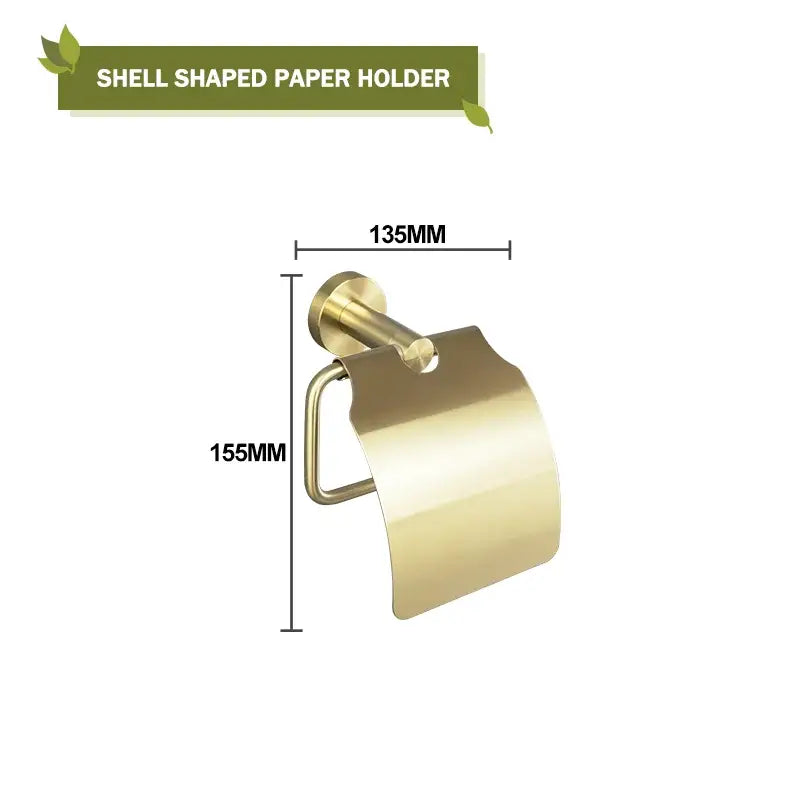 Modern brushed gold bath hardware set bathroom accessories