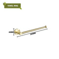 Modern brushed gold bath hardware set bathroom accessories