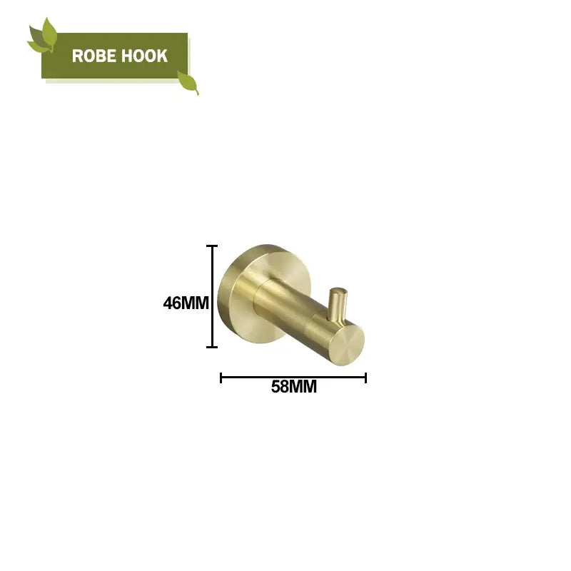 Modern brushed gold bath hardware set bathroom accessories