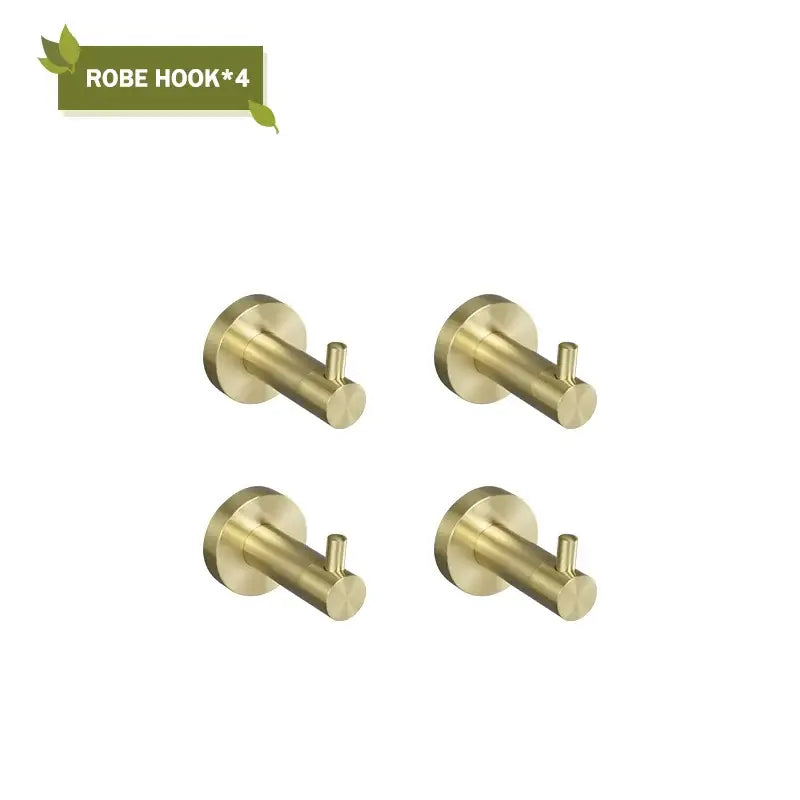 Modern brushed gold bath hardware set bathroom accessories
