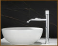 Modern brushed gold single handle basin faucet bathroom knurled mixer