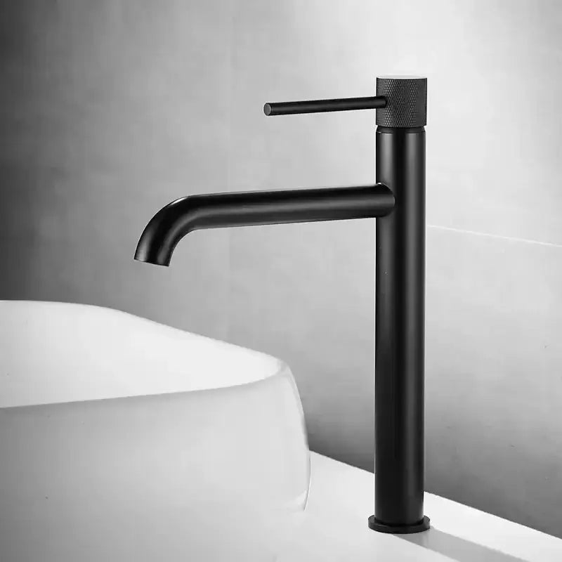 Modern brushed gold swivel faucet bathroom basin sink crane