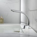 Modern brushed gold waterfall basin faucet bathroom mixer tap