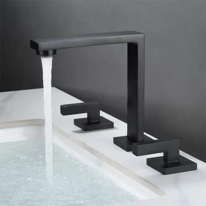 Modern brushed gold waterfall basin faucet bathroom sink tap