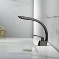 Modern brushed gold waterfall basin mixer tap bathroom faucet