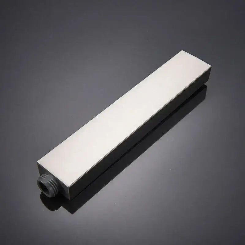 Modern brushed nickel handshower set bathroom rectangular showerhead
