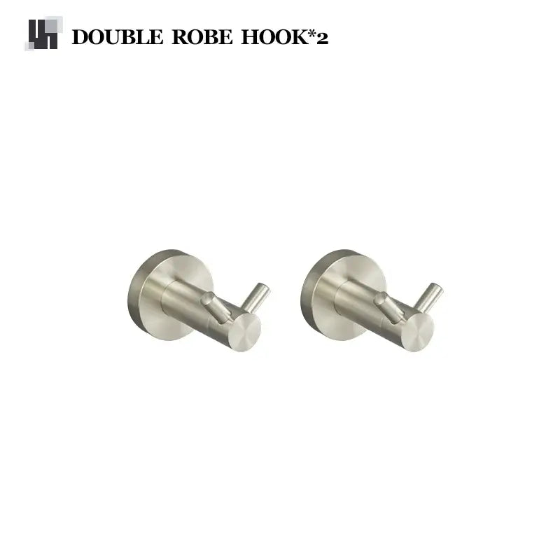 Modern brushed nickel stainless steel hardware set bathroom towel bar