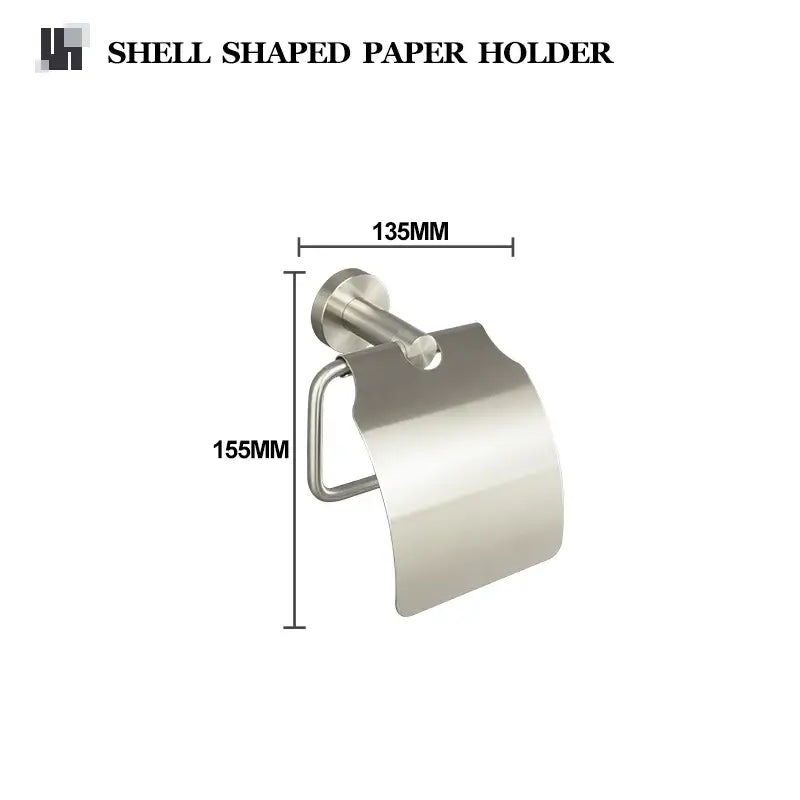 Modern brushed nickel stainless steel hardware set bathroom towel bar